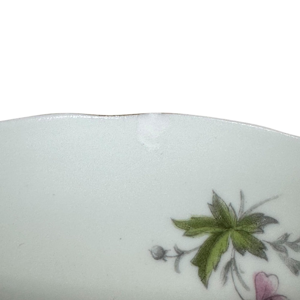 VTG Adderley LAWLEY Bone‎ China Pastel Floral Tea Cup Saucer Gold England M415 - Picture 7 of 11